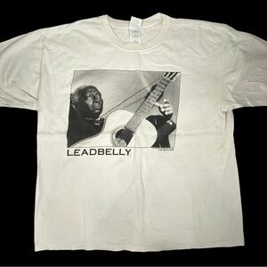 Vintage 1991 Leadbelly Kurt Cobain Nirvana Tshirt Sz XL Graphic Band Tee